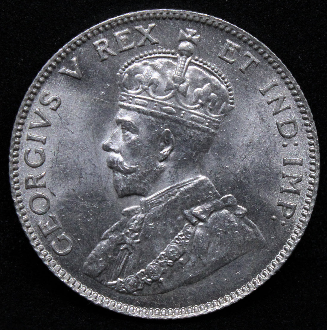 1911 CANADA 25 CENTS , George V .NGC MS 63