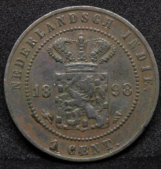 1 Cent 1898 - Netherlands East Indies KM-307.2