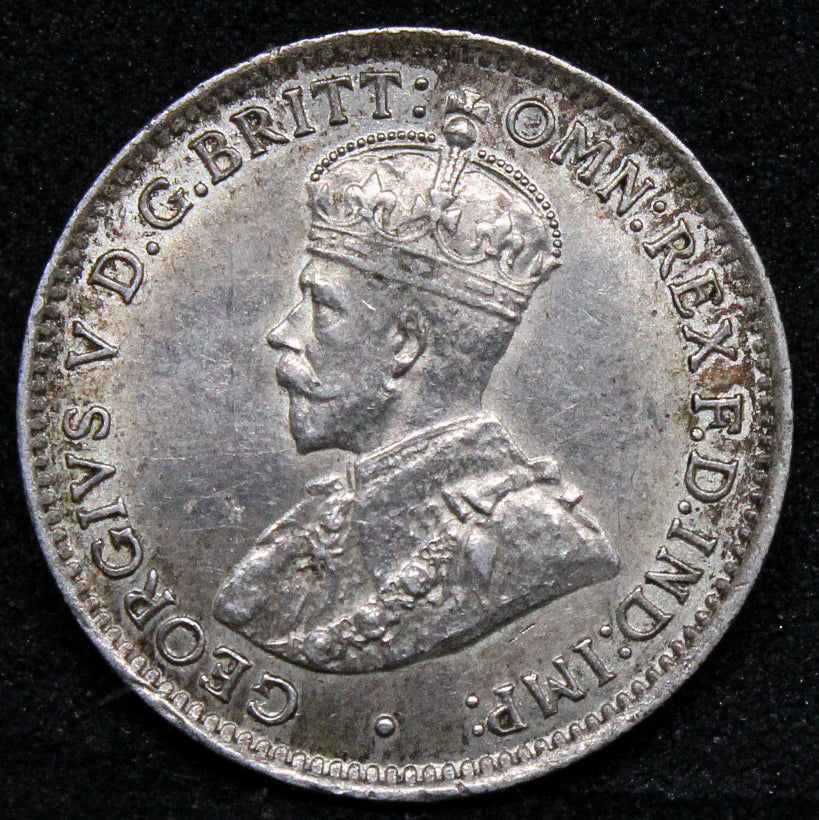 1914 Australia 3 Pence. George V. KM-24. UNC