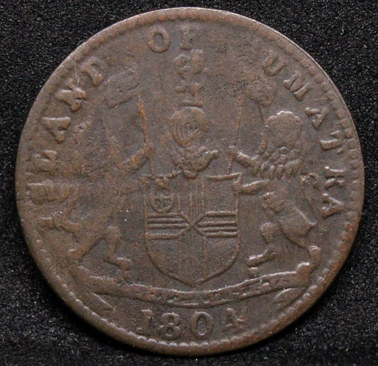 1804 (1219) Sumatra Keping Merchant Token. SS.6