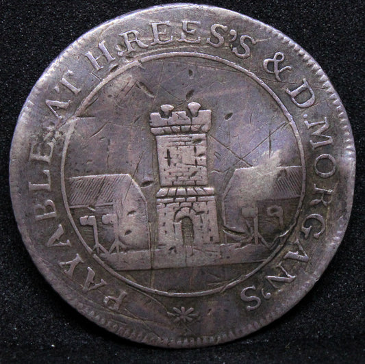 1811 Shilling Token. Wales, Neath Silver Token. Rees and Morgan