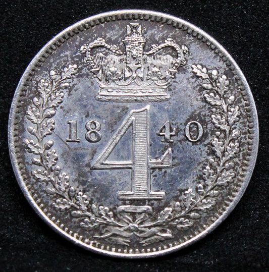 1840 4 pence (maundy Issue) Queen Victoria. S.3917 UNC