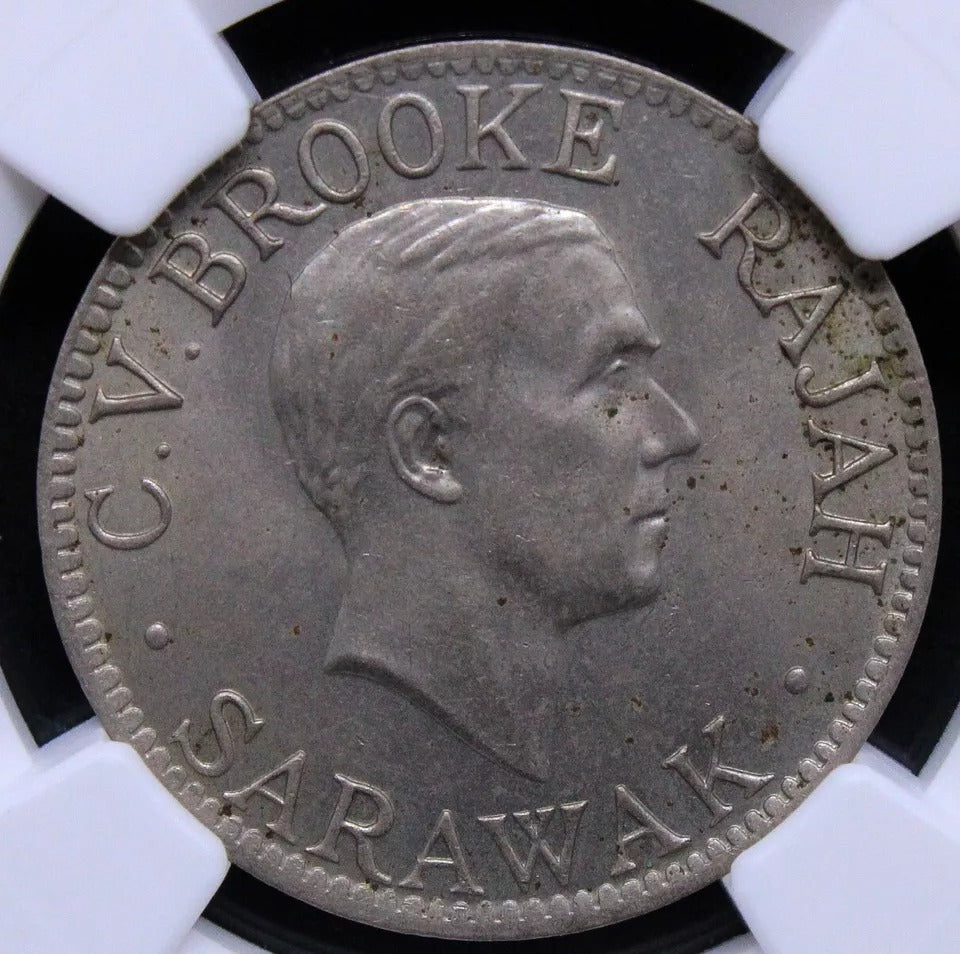 10 cents 1927, Sarawak. KM-16. UNC NGC MS63