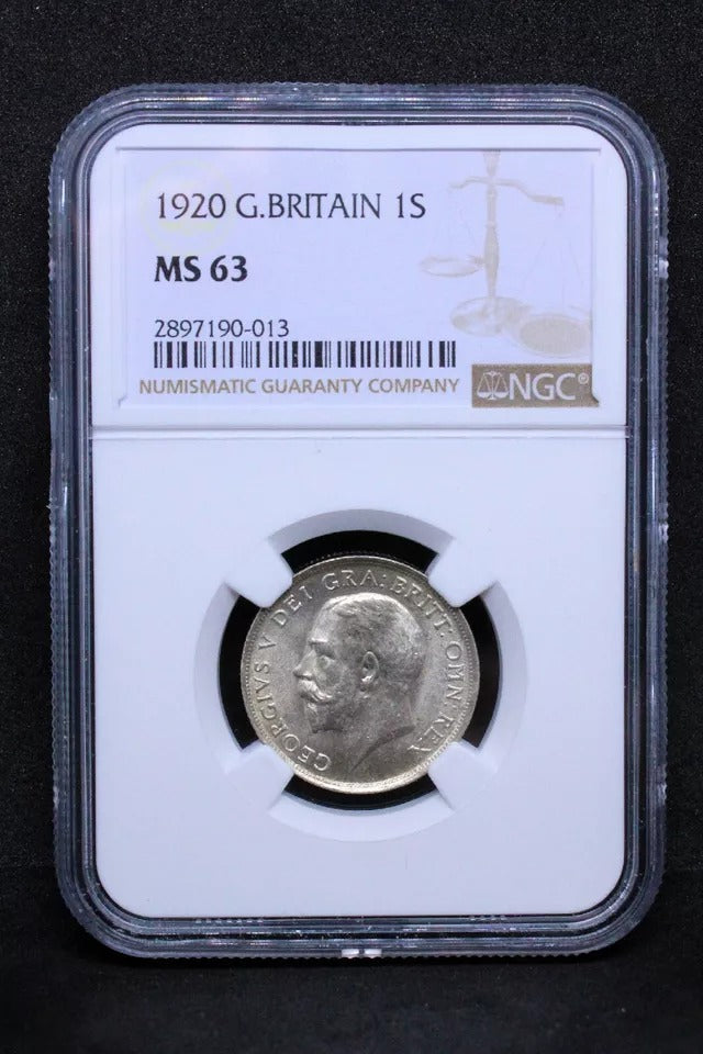 1 Shilling 1920, George V. S.4023. NGC MS63