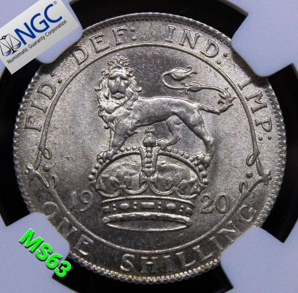 1 Shilling 1920, George V. S.4023. NGC MS63